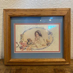 Renny and Bluebeary Lithograph